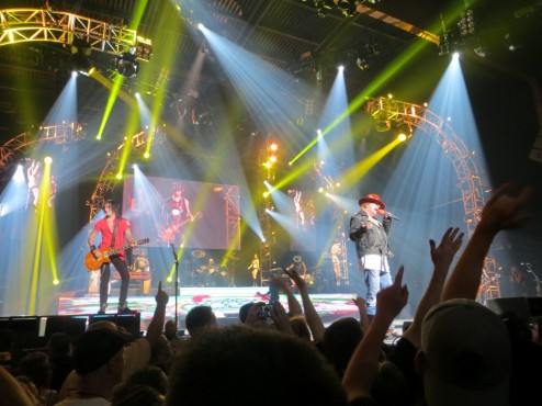 Guns N' Roses live in Las Vegas