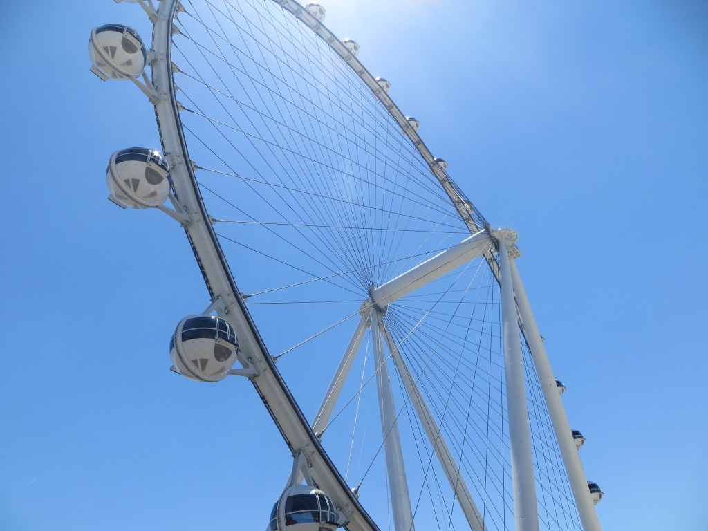 Das 167 Meter hohe Riesenrad "High Roller"