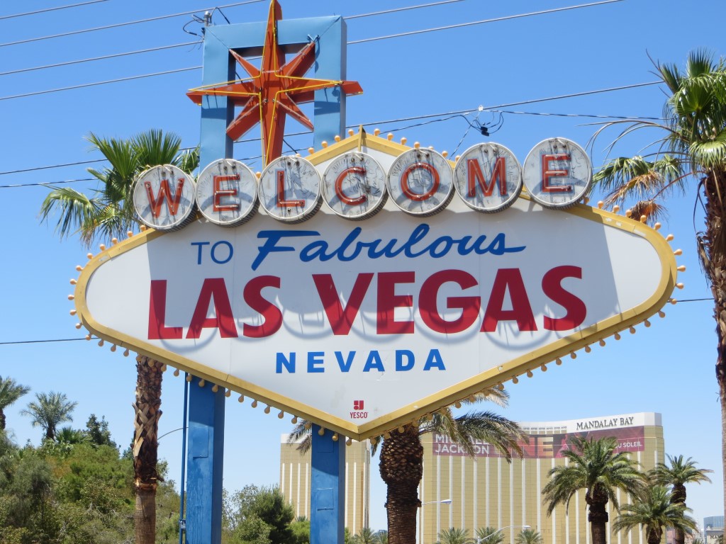 Las Vegas - Ein Schild sagt mehr als 1000 Worte