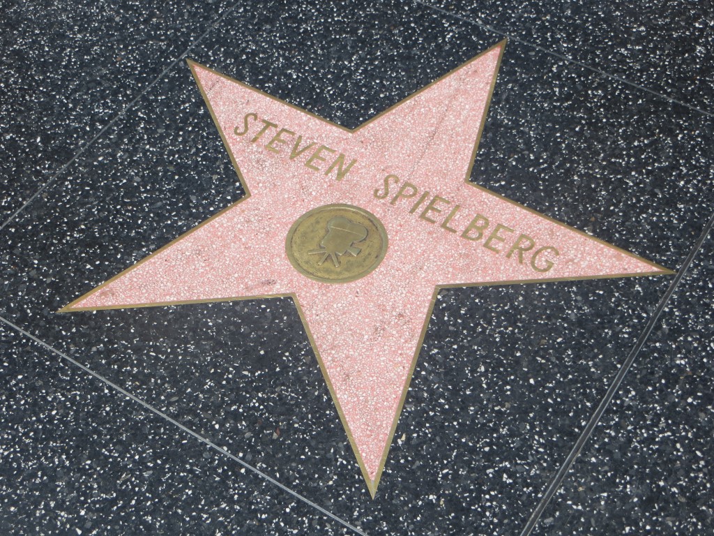 Er darf natürlich nicht fehlen: Der Stern des dreifachen Oscar-Gewinners Steven Spielberg